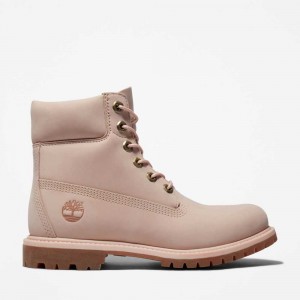 Timberland Premium 6 Inch Roz Deschis | SN-TBL46428